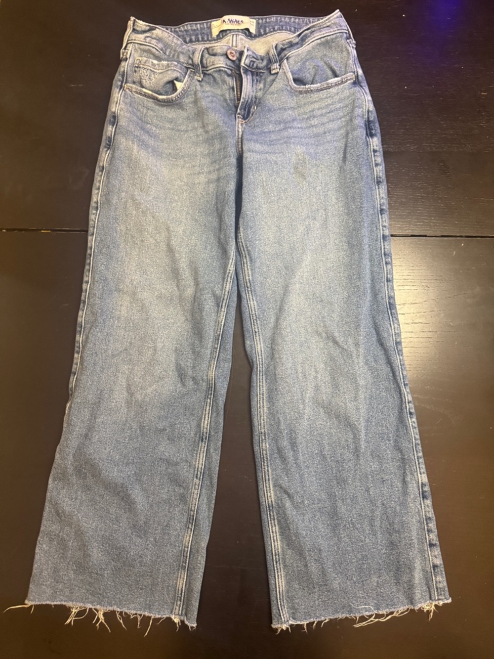 Light Wash Wide Leg Jeans